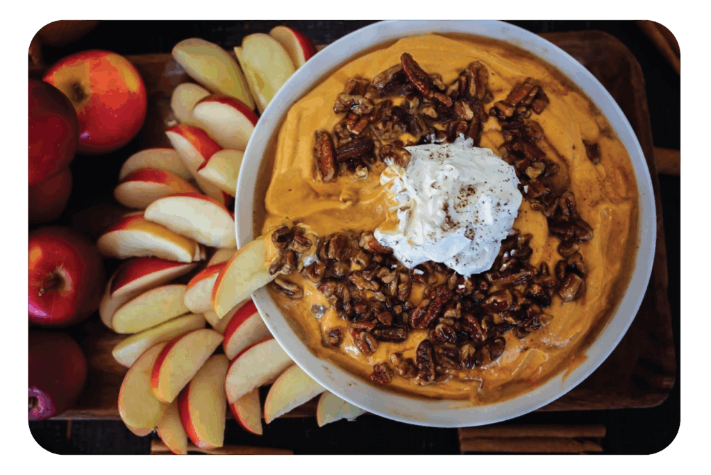 pumpkin pecan dip